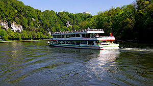 Schifffahren auf der Donau, von Kloster Weltenburg, Regensburg, Straubing, Passau